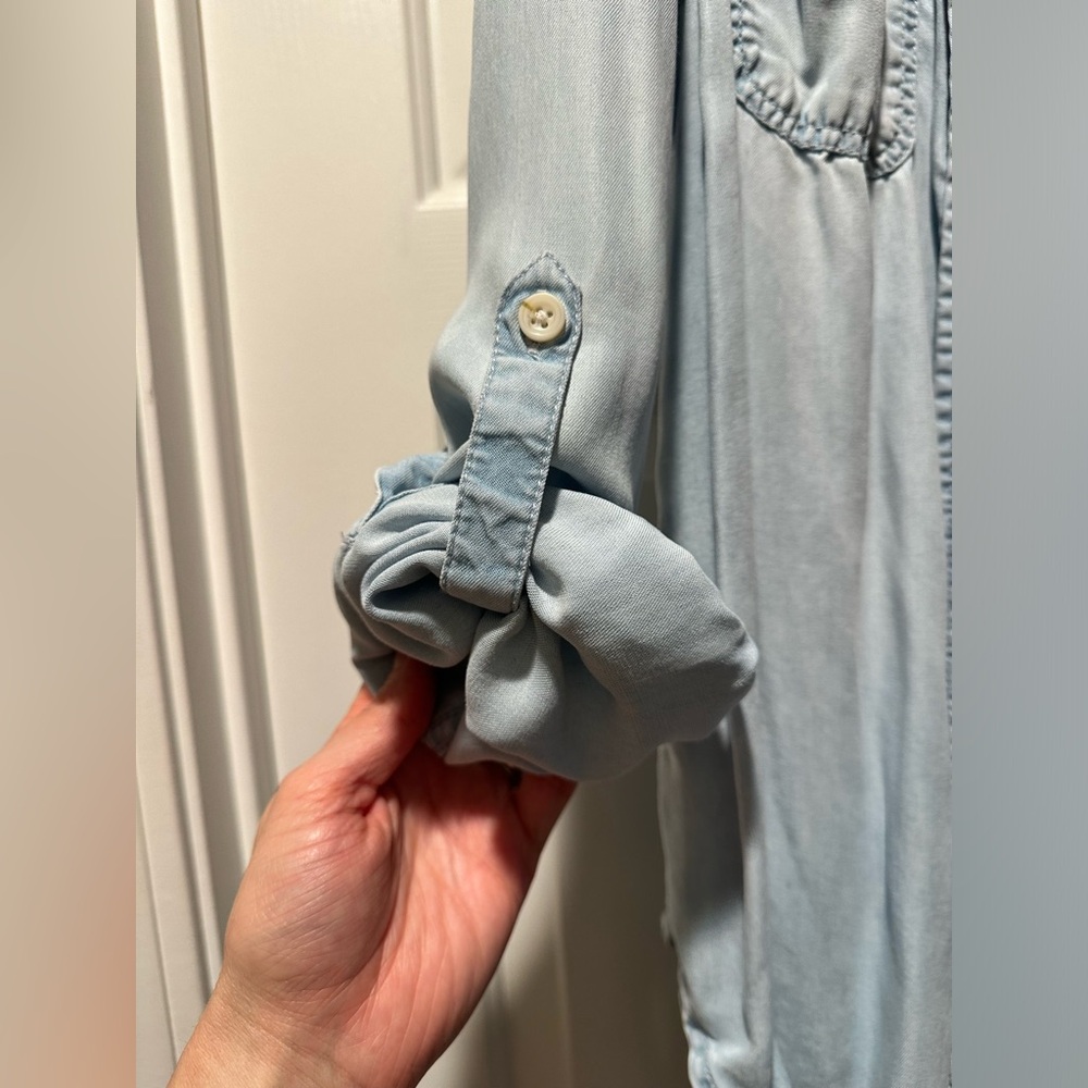Mossimo Light Blue Button-Up Shirt - Picture 7 of 7